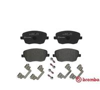 P85057 Front Brake Pad Set 4x Pads Not Fitted Wear Indicator Braking By Brembo