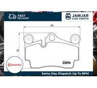 BREMBO P 85 070 Brake pad set