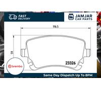 Brake pads P 85 076 BREMBO for VW AUDI