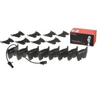 Brembo P85132 Brake Pad Set Front With Anti-Squeak Plate Fits Audi A4 R8 Spyder