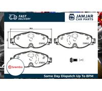 Brake pads P 85 147 BREMBO for VW AUDI SEAT SKODA FORD