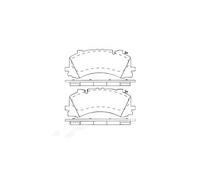 Brembo Brake Pads P 85 170 Front – Set of 4 – Wear Indicator Ready – for Audi & VW