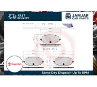 Brake Pads Set Front P85182 Brembo 5WA698151Q 5WA698151P 2614210 5WA698151