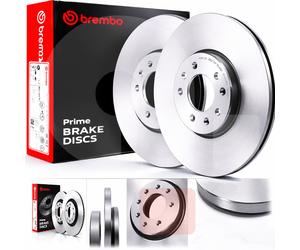 Brembo Pair Rear Brake Discs For Mazda MX-5 I NA 231mm Solid