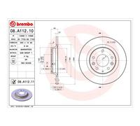 Brake Disc MAZDA 323 C IV 1.8 16V Turbo 4WD 08.A112.11