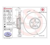 Brembo Front Right Brake Disc Fits BMW 7 Series X5 5 X7 8 X6 3 4 6 2 i4