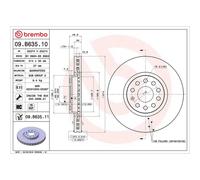 Brembo 09.B635.11 Prime Brake Disc