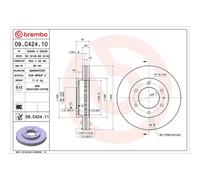 Brembo Brake Disc Single - 09.C424.11