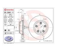 Brembo 09.c882.11 Brake Disc