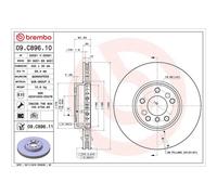 Brembo 09.C896.11 Prime Brake Disc