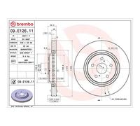 Brembo Brake Disc Single 09.E126.11