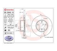 Brembo Brake Discs Front Internally Vented Fits BMW 1 Series, 3 Series, Z4 – 2x