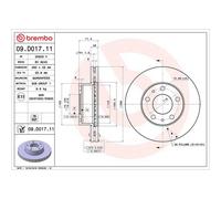 Brembo Brake Discs 10454578A