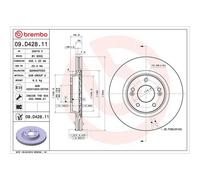 Brembo 09.D428.11 Prime Brake Disc