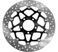 Brembo Prime Serie Oro Floating Disc Brake Rotor Black Silver 12-19/32" 78B40875