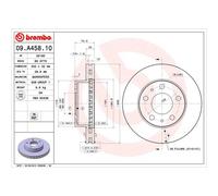 Brembo PVT Single Vented Brake Disc 09.A458.10