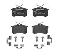 Brembo Rear Brake Discs & Pads fits Audi A6 C5 1997-2005 1.8 2.4 2.5 2.7 2.8 3.0