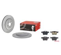 BREMBO REAR BRAKE DISCS PADS FOR LANDROVER DISCOVERY SPORT EVOQUE