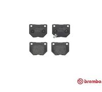 Brembo Rear Brake Pad Set fits Subaru Impreza 2000-2008 2.5 2.0 P 78 016
