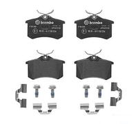 Brembo Rear Brake Pad Set for Audi A3 TDi 105 CAYC 1.6 2009-2013 P85020