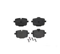 P06061 Rear Brake Pad Set 4x Pads Prepared For Wear Indicator Braking By Brembo