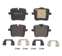 P06109 Rear Brake Pad Set 4x Pads Prepared For Wear Indicator Braking By Brembo