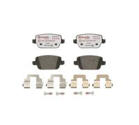 BREMBO Brake pad set XTRA LINE excl. wear warning contact P 24 075X Brake pads,Brake pad set, disc brake FORD,Focus II Schrägheck (DA_, HCP, DP)