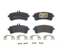 P50132 Rear Brake Pad Set 4x Pads Prepared For Wear Indicator Braking By Brembo