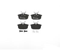 Brembo Rear Brake Pad Set for Smart Forfour M135.930 1.3 2004-2006 P54023