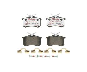 Brembo Rear Brake Pad Set for Volkswagen Golf R32 BFH/BML 3.2 2002-2005 P85020X