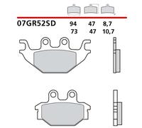 BREMBO REAR BRAKE PADS KIT FIT ON SYM QUADLANDER S 300 07-15-COD.07GR52SD