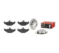 Brembo Rear Brake Solid Discs & Pads fits Lotus Elise 1995-2000 1.8