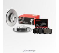 Brembo Rear Brake Solid Discs & Pads fits Peugeot 308 II 2017-2021 2.0