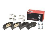 P50132 Rear Brake Pad Set 4x Pads Prepared For Wear Indicator Braking By Brembo