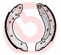 Brembo Brake Shoe Set S 61 522 – for Peugeot, Renault, Citroën