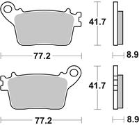 Brembo S.p.A. Carbon Ceramic Brake Pads - 07HO5907