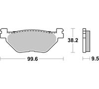 Brembo S.p.A. Carbon Ceramic Brake Pads - 07YA3908
