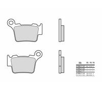 Brembo S.p.A. Genuine Carbon Ceramic Brake pads - 07BB275A
