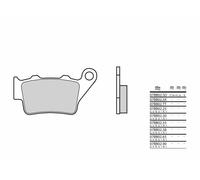 Brembo S.p.A. Genuine Sintered Metal Brake pads - 07BB0258
