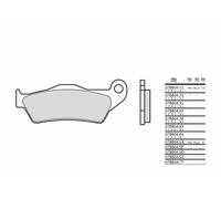 Brembo S.p.A. Genuine Sintered Metal Brake pads - 07BB0483