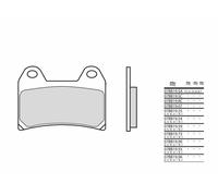 Brembo S.p.A. Genuine Sintered Metal Brake pads - 07BB1973