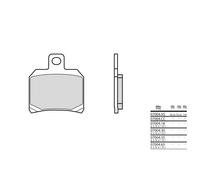 Brembo S.p.A. Scooter Carbon Ceramic Brake pads - 07004CC