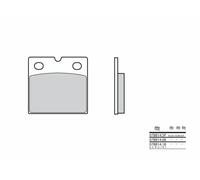 Brembo S.p.A. Street Carbon Ceramic Brake pads - 07BB1408