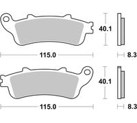Brembo S.p.A. Street Carbon Ceramic Brake pads - 07HO4308