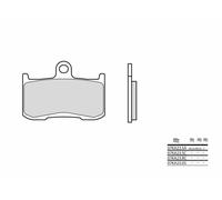 Brembo S.p.A. Street Carbon Ceramic Brake pads - 07KA2305