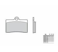 Brembo S.p.A. Street Sintered Metal Brake pads - 07BB15SA