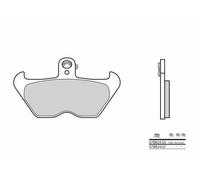 Brembo S.p.A. Street Sintered Metal Brake pads - 07BB24SA