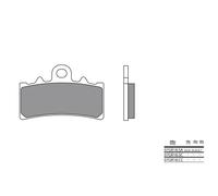 Brembo S.p.A. Street Sintered Metal Brake pads - 07GR18SA