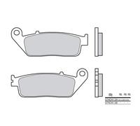 Brembo S.p.A. Street Sintered Metal Brake pads - 07HO41LA
