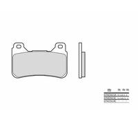 Brembo S.p.A. Street Sintered Metal Brake pads - 07HO50SA